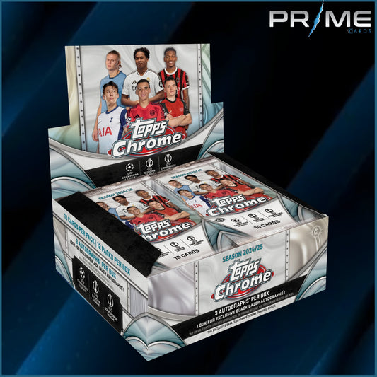 2024/25 Topps UCC Chrome Soccer Jumbo Box 