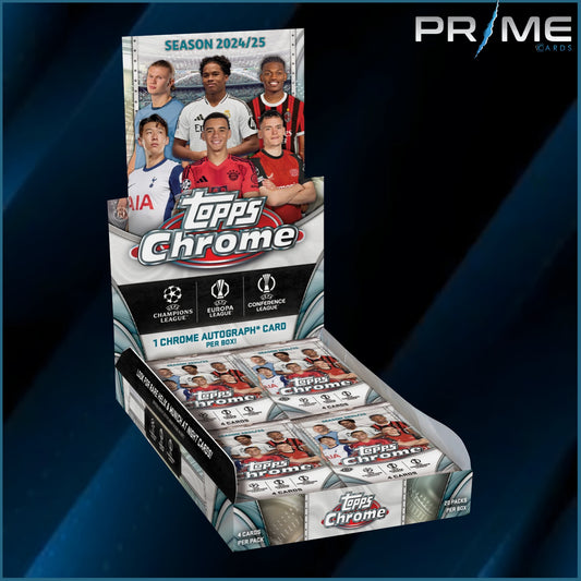 2024/25 Topps UCC Chrome Soccer Hobby Box