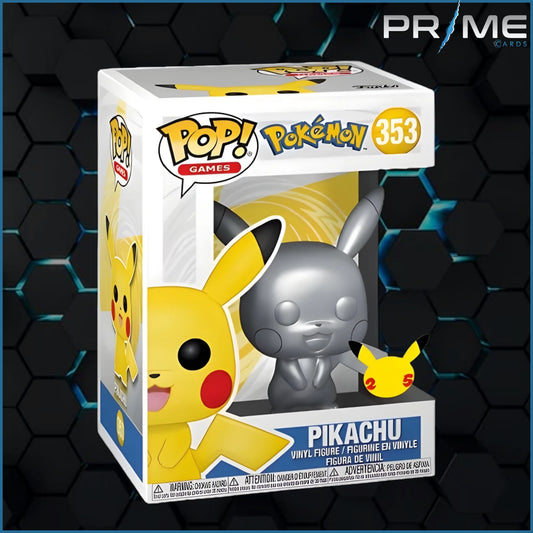 Funko POP! Pokemon - Pikachu Silver Metalic 25th Anniversary #353